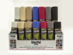 Isagi Shelf Ready Display Box fabric rolls