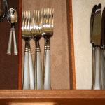 Faux Suede Cutlery Drawer Lining