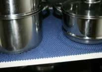 Kitchen Shelf Lining in Indigo Blue 
